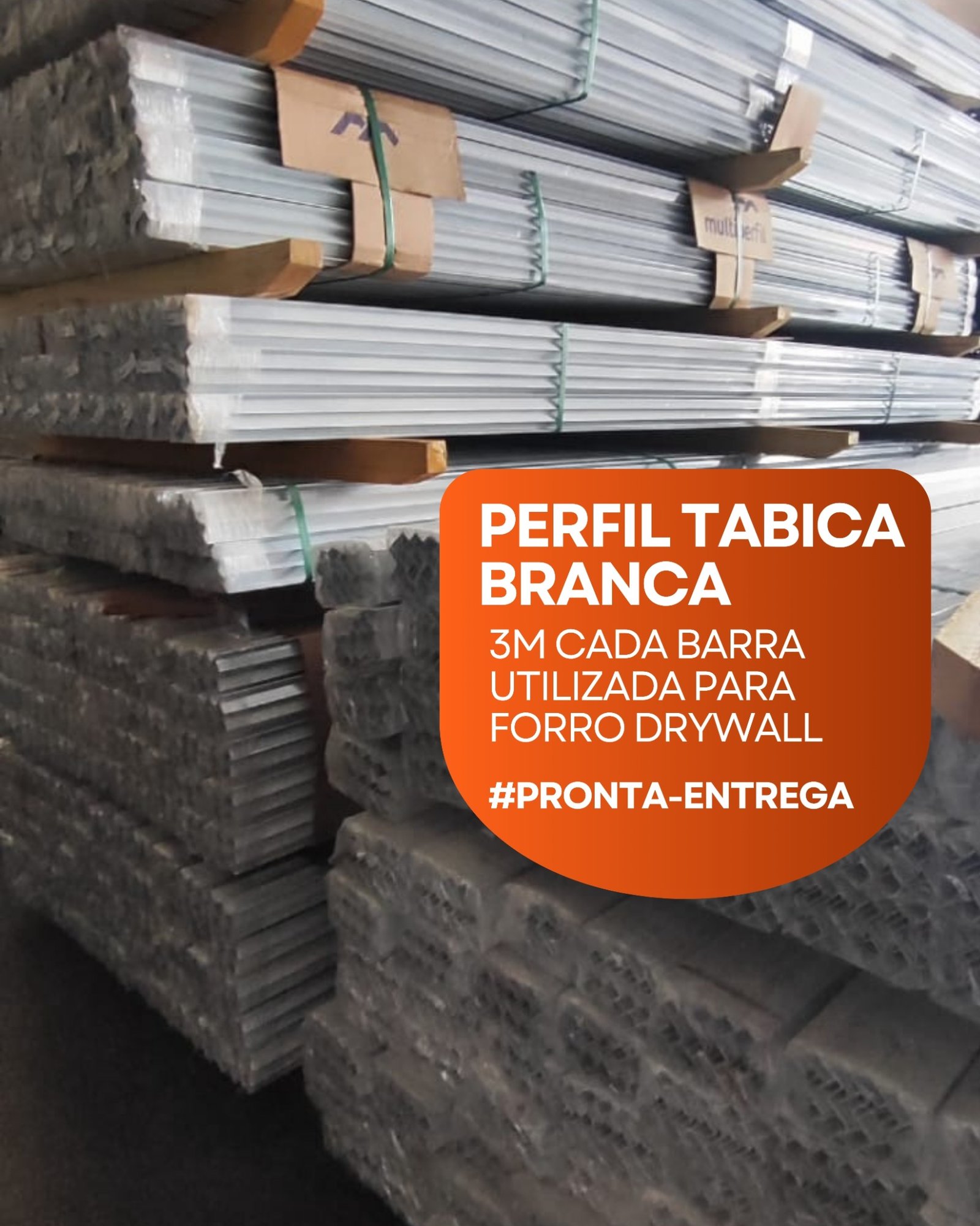 Perfil Tabica Branca