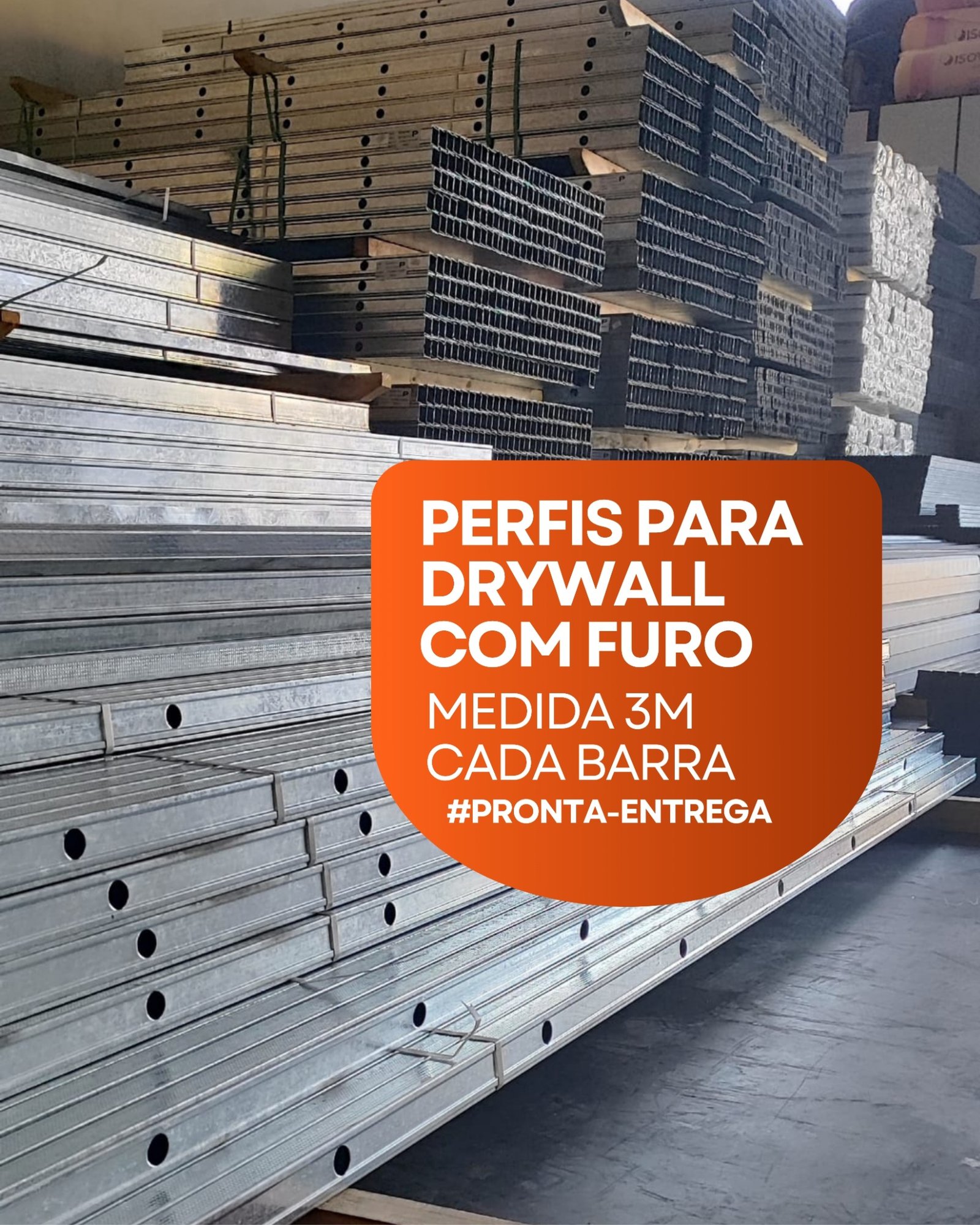 Perfis para drywall
